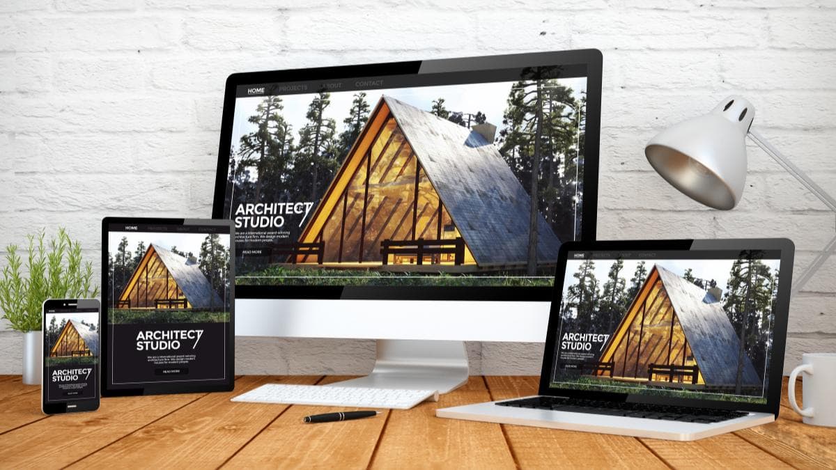 Maquettes de site web en cours de conception